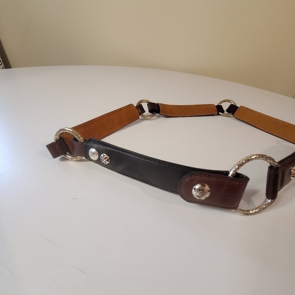 BRIGHTON "U Rock" Leather Harness Belt - Picture 2 of 9